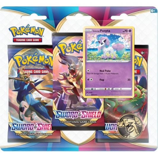 Pokémon TCG: Sword & Shield 3 pack blister