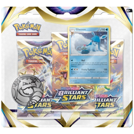 Pokémon TCG: Sword & Shield Brilliant Stars 3-pack blister