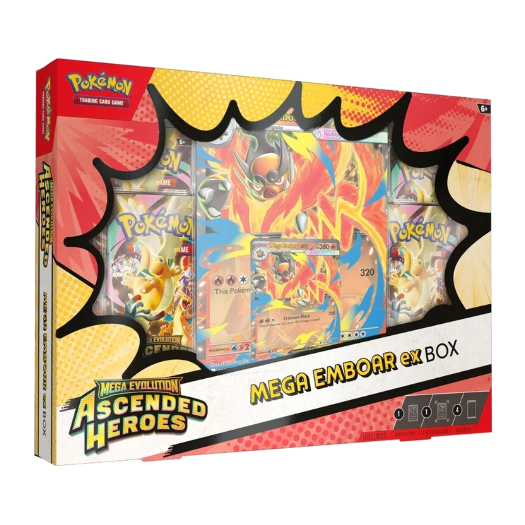Pokémon TCG: Mega Evolution Ascended Heroes - Mega Emboar ex Box