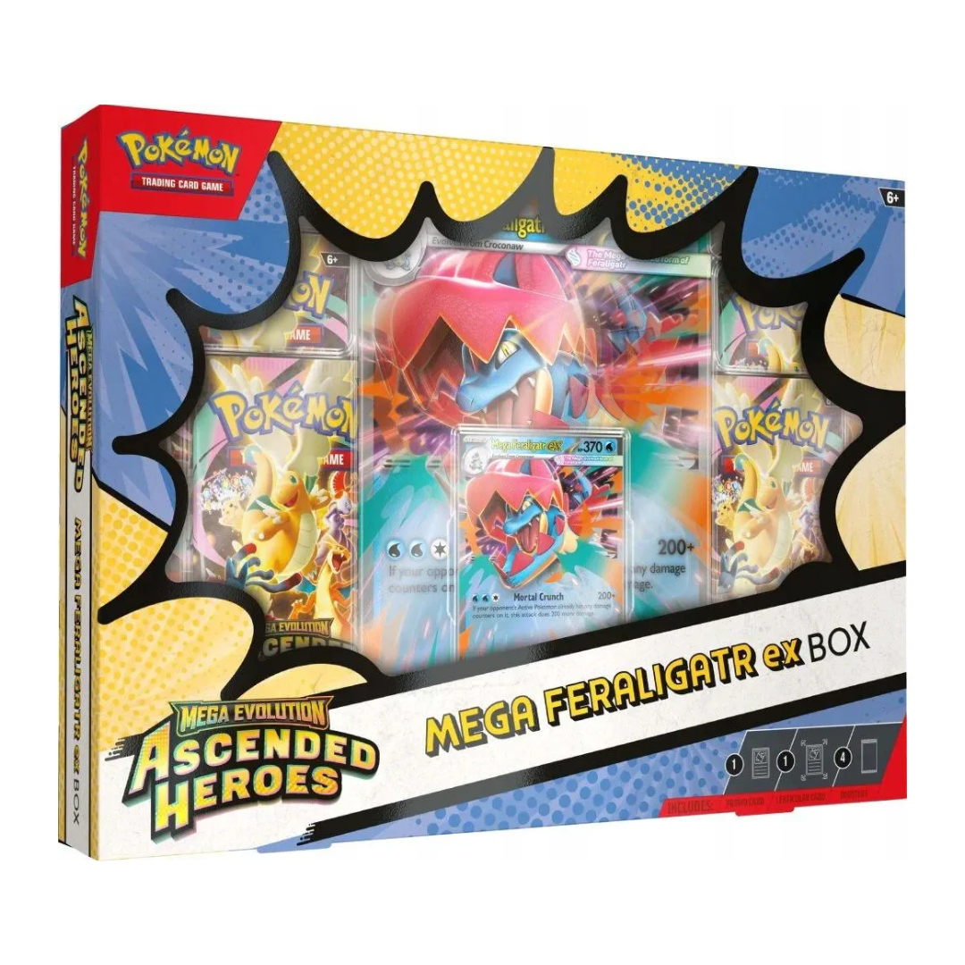 Pokémon TCG: Mega Evolution Ascended Heroes - Mega Feraligatr ex Box