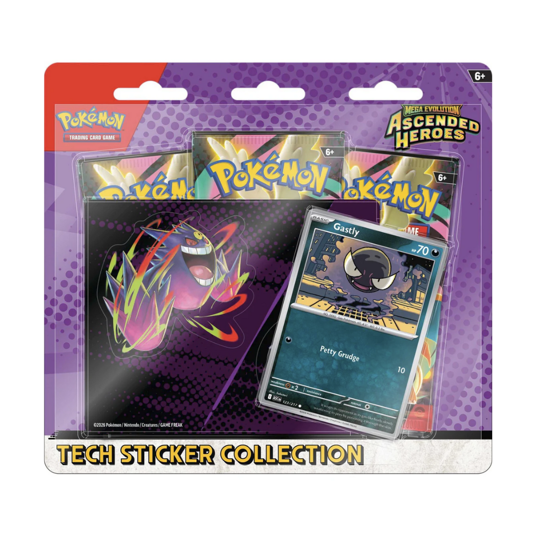 Pokémon TCG: Mega Evolution Ascended Heroes - Tech Sticker Collection: Gastly
