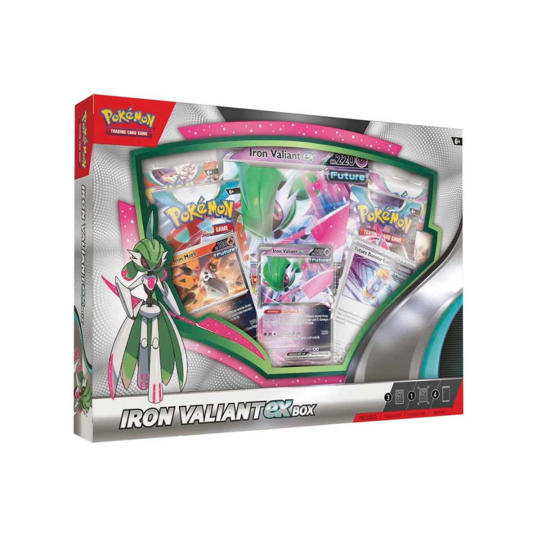 Pokémon TCG Iron Valiant ex Box/ Roaring Moon ex Box