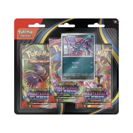Pokémon TCG: Mega Evolution Phantasmal Flames 3 pack - Sneasel