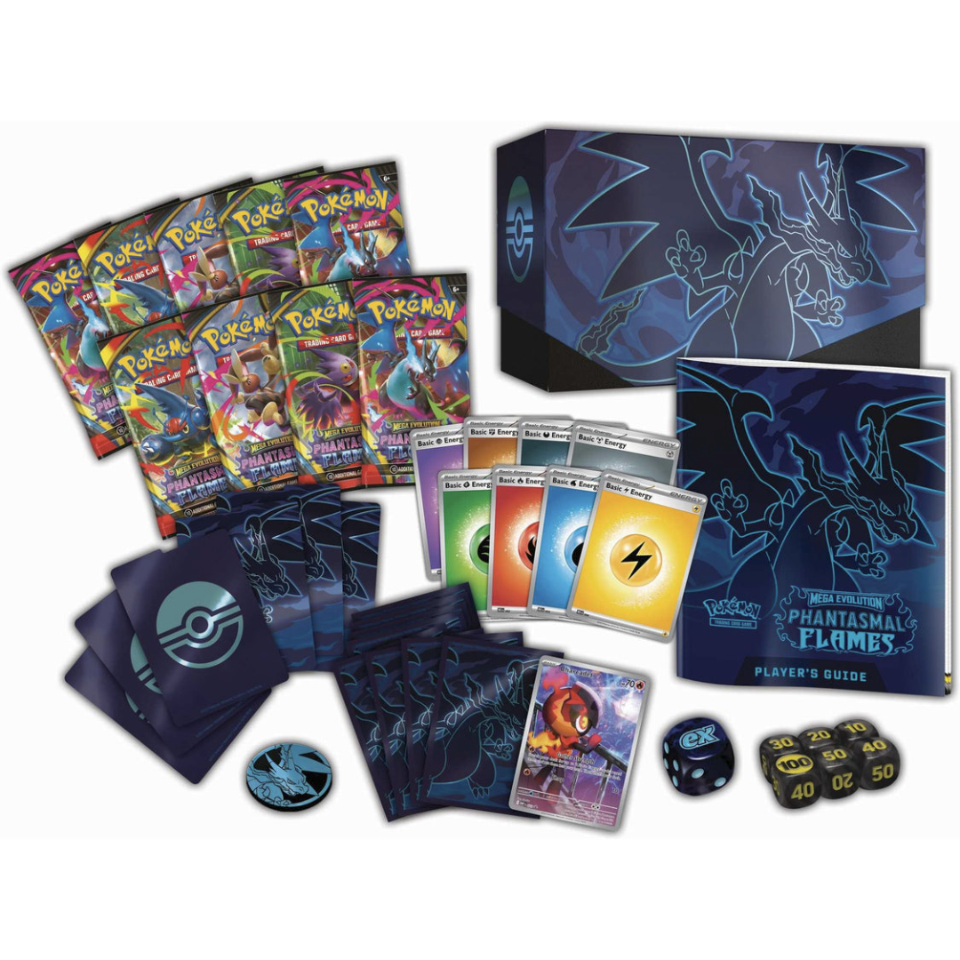 Pokémon TCG: Mega Evolution Phantasmal Flames - Elite Trainer Box