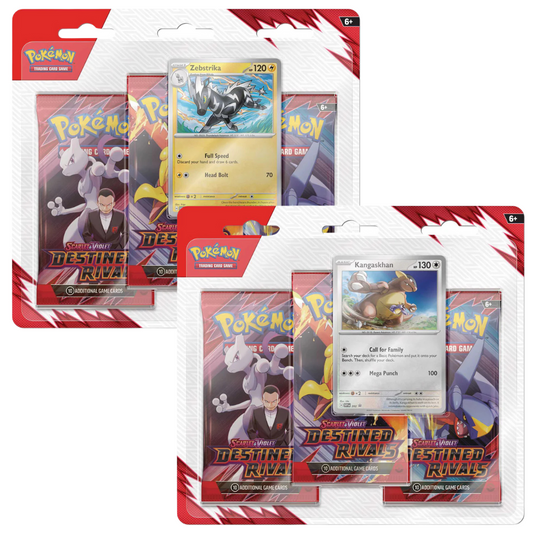 Pokémon TCG: Scarlet & Violet Destined Rivals 3-pack blister