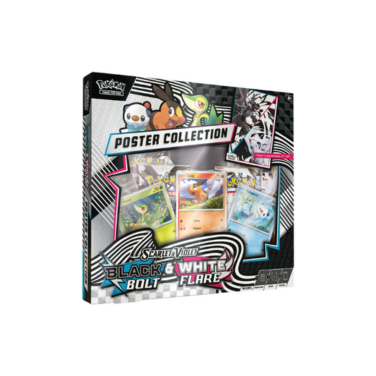 Pokémon TCG: Scarlet & Violet - Black Bolt & White Flare Unova Poster Collection