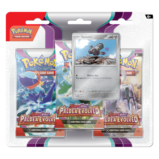 Pokémon TCG: Scarlet & Violet Paldea Evolved 3-Pack Blister