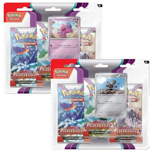 Pokémon TCG: Scarlet & Violet Paldea Evolved 3-Pack Blister