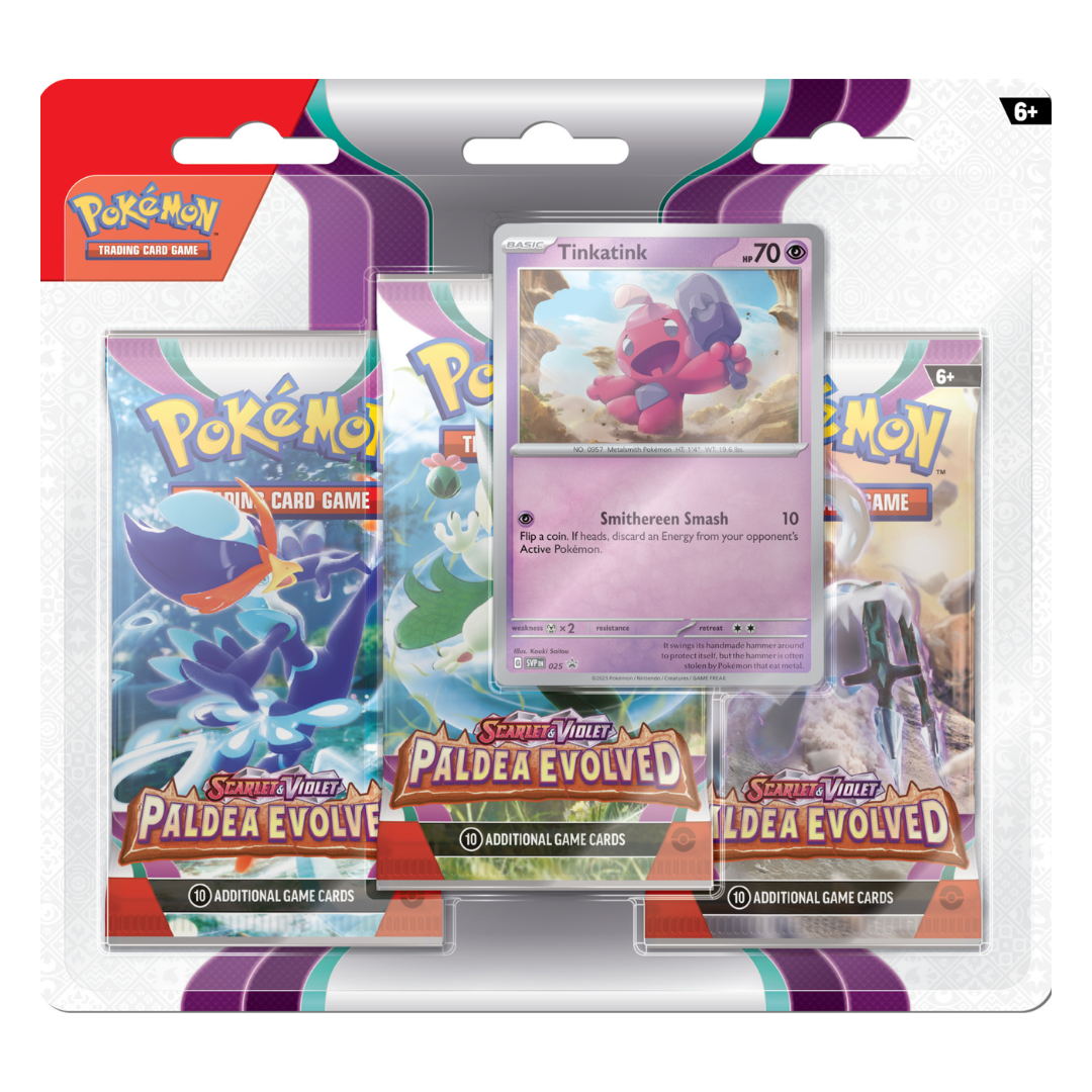 Pokémon TCG: Scarlet & Violet Paldea Evolved 3-Pack Blister