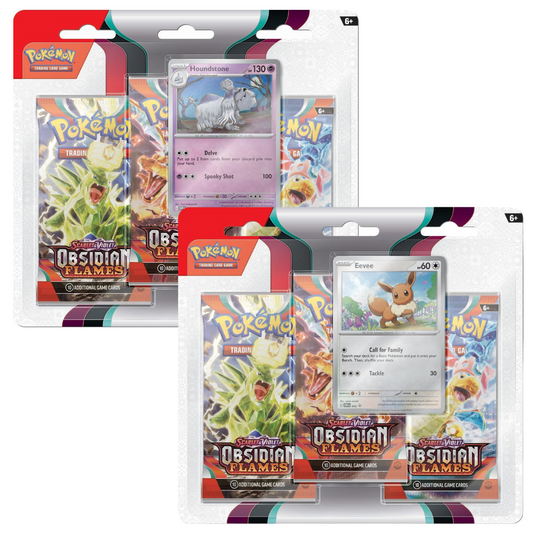 Pokemon TCG: Scarlet & Violet Obsidian Flames 3-pack blister