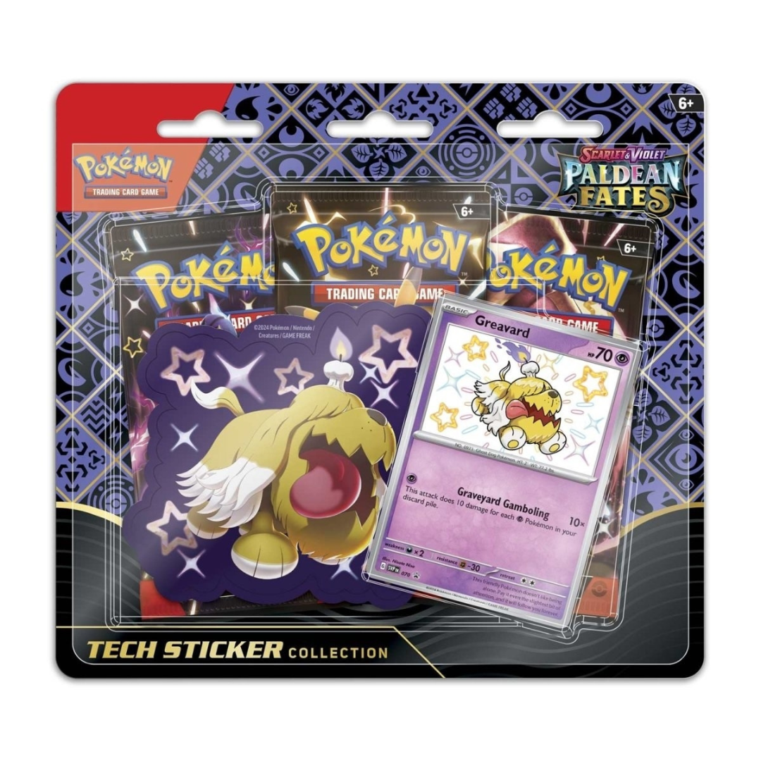 Pokémon TCG: Scarlet & Violet Paldean Fates Tech sticker collection