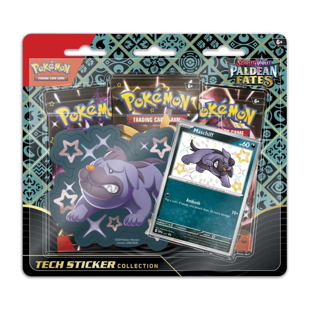 Pokémon TCG: Scarlet & Violet Paldean Fates Tech sticker collection
