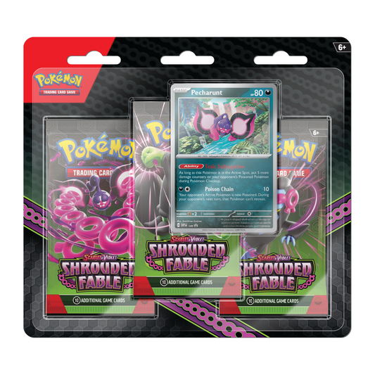 Pokémon TCG: Scarlet & Violet Shrouded Fable 3 Pack blister