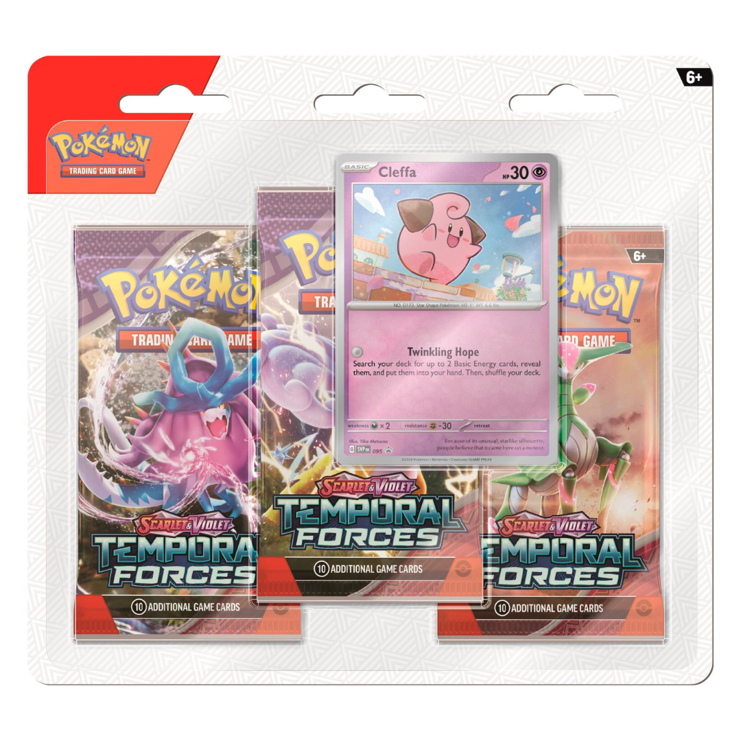 Pokémon TCG: Scarlet & Violet Temporal Forces 3 Pack blister