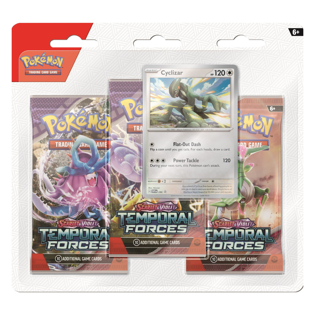 Pokémon TCG: Scarlet & Violet Temporal Forces 3 Pack blister