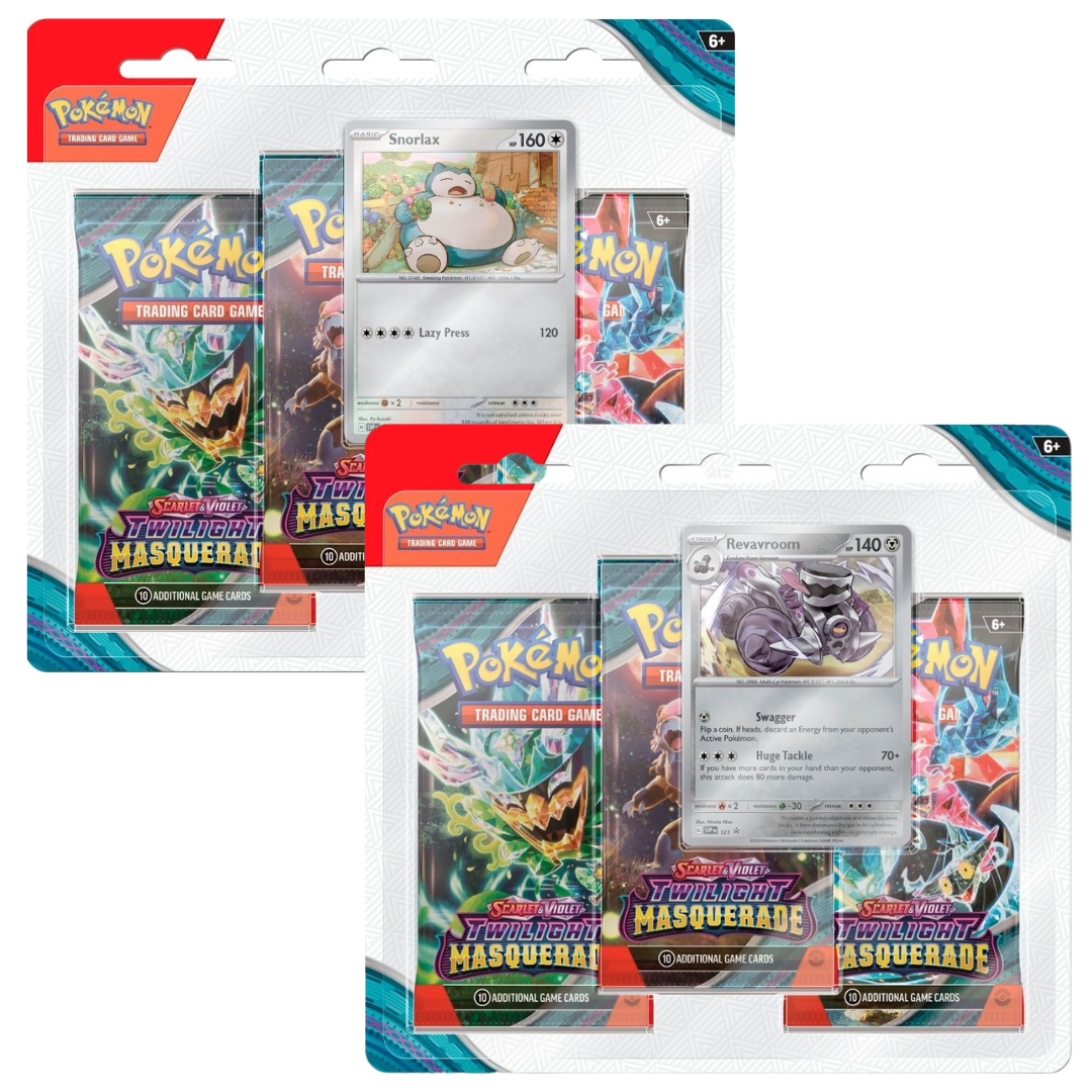 Pokémon TCG: Scarlet & Violet Twilight Masquerade 3 Pack blister
