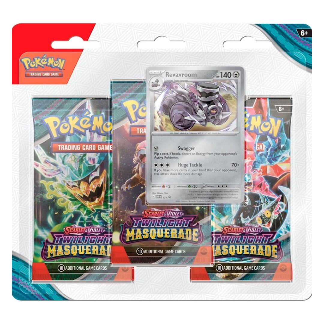 Pokémon TCG: Scarlet & Violet Twilight Masquerade 3 Pack blister
