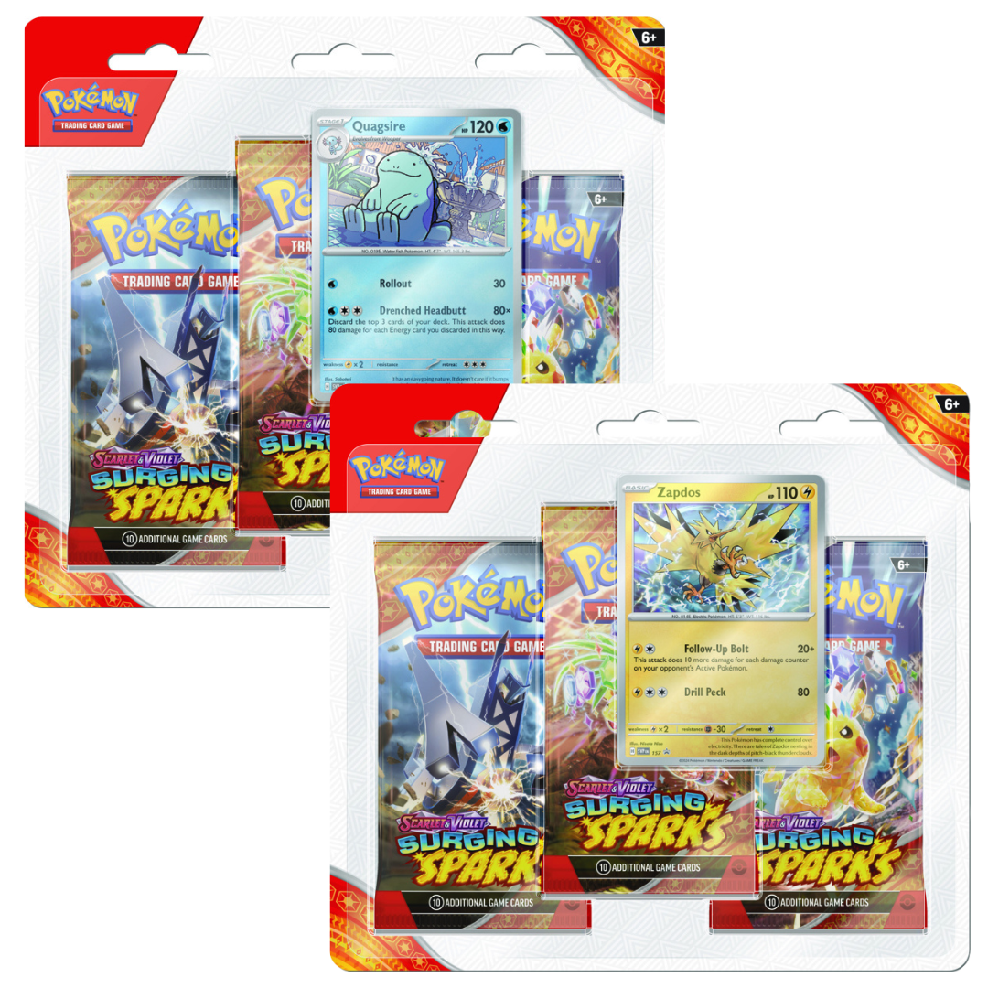 Pokémon TCG: Scarlet & Violet Surging Sparks 3 Pack Blister