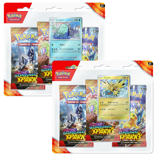 Pokémon TCG: Scarlet & Violet Surging Sparks 3 Pack Blister