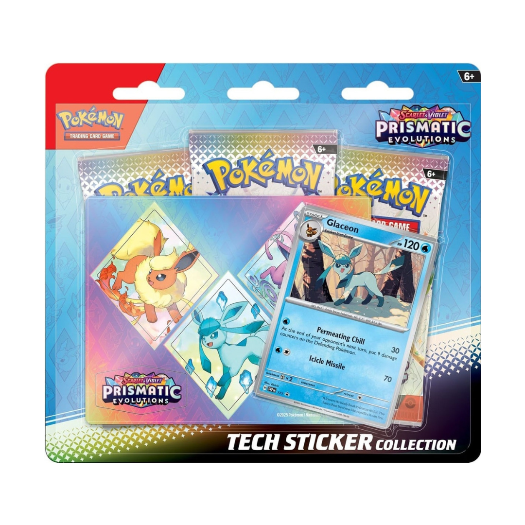 Pokémon TCG: Scarlet & Violet Prismatic Evolutions Tech Sticker Collection
