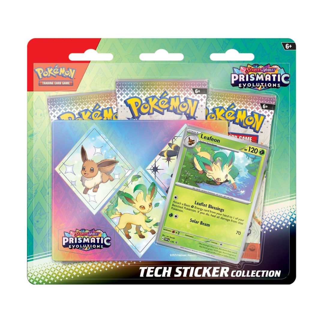 Pokémon TCG: Scarlet & Violet Prismatic Evolutions Tech Sticker Collection
