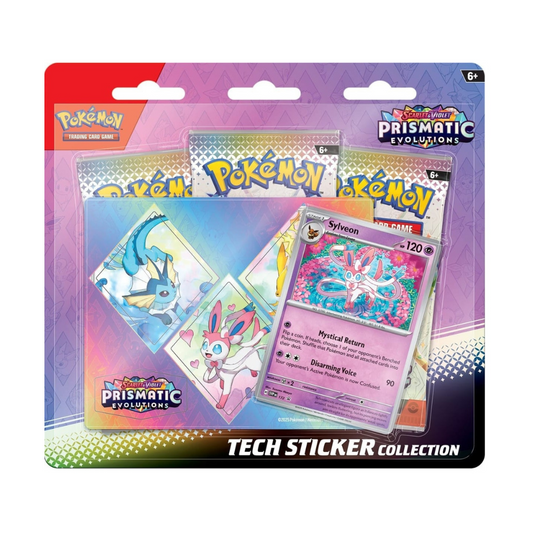 Pokémon TCG: Scarlet & Violet Prismatic Evolutions Tech Sticker Collection