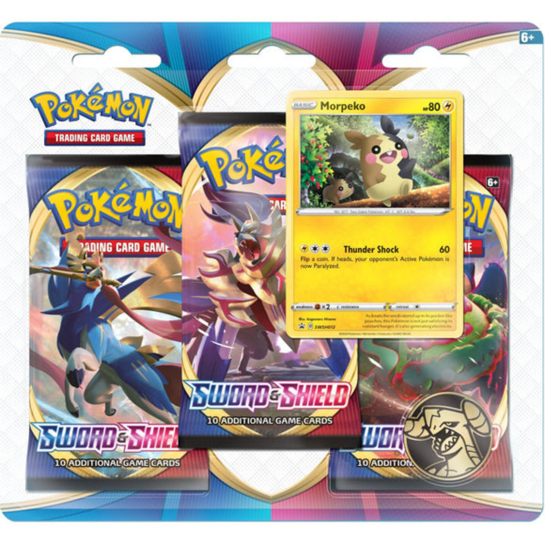 Pokémon TCG:  Sword & Shield 3 pack blister