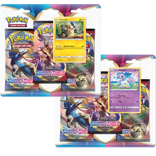 Pokémon TCG:  Sword & Shield 3 pack blister
