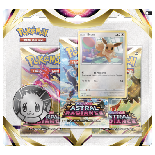 Pokémon TCG:  Sword & Shield Astral Radiance 3-pack blister