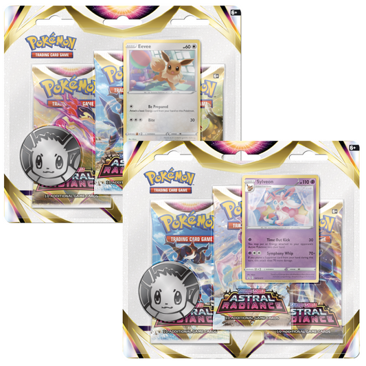 Pokémon TCG:  Sword & Shield Astral Radiance 3-pack blister