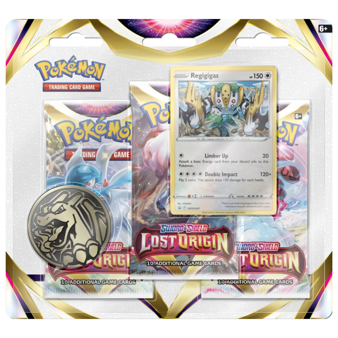Pokémon TCG:  Sword & Shield Lost Origin 3-pack blister