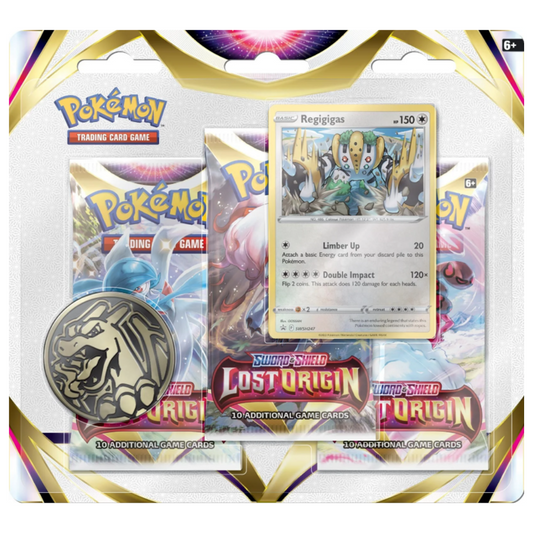 Pokémon TCG:  Sword & Shield Lost Origin 3-pack blister