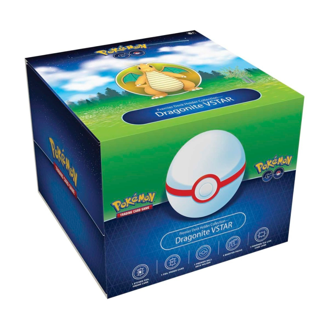 Pokémon TCG: Pokémon GO Premier Deck Holder Collection Dragonite VSTAR