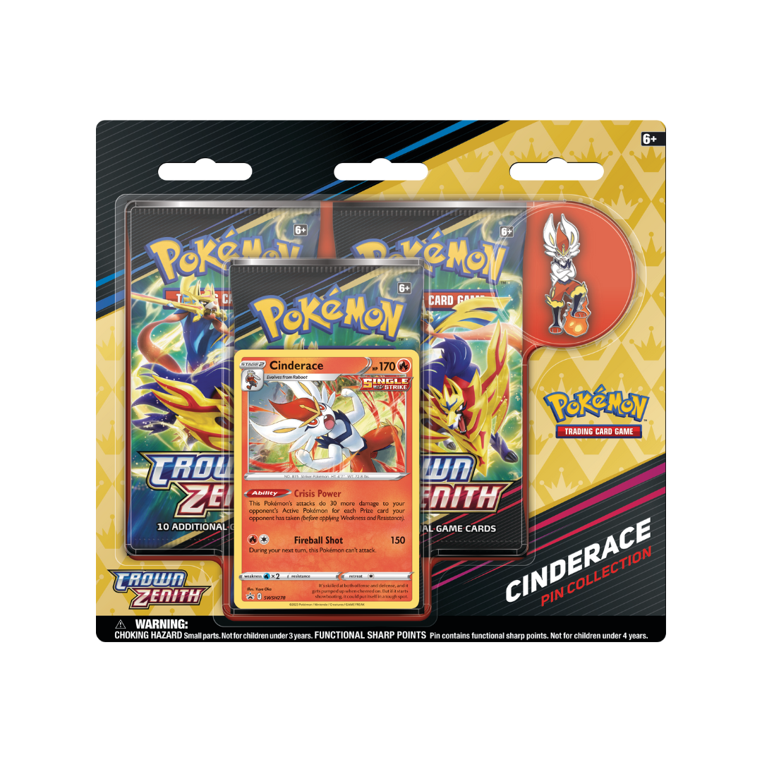 Pokémon TCG: Crown Zenith pin collection