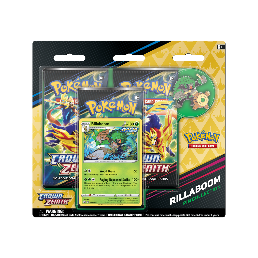 Pokémon TCG: Crown Zenith pin collection