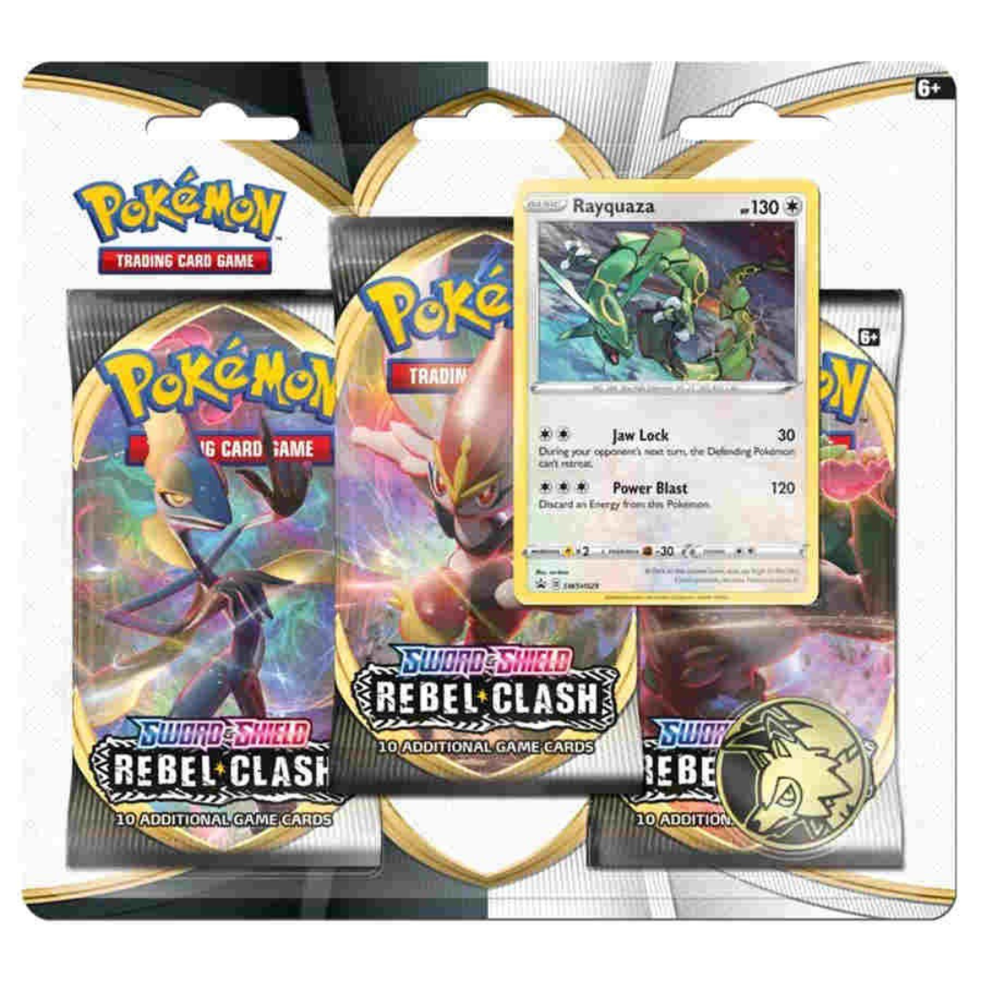 Pokémon TCG:  Sword & Shield - Rebel Clash 3-pack blister