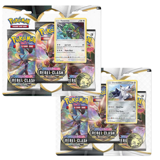 Pokémon TCG:  Sword & Shield - Rebel Clash 3-pack blister