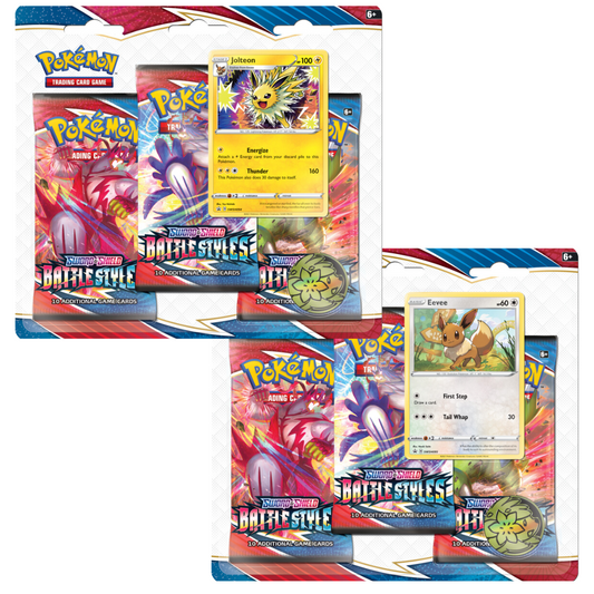 Pokémon TCG:  Sword & Shield Battle Styles 3-pack blister