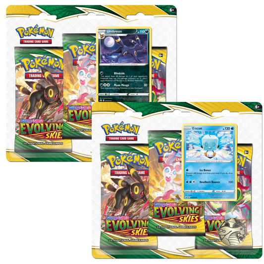 Pokémon TCG:  Sword & Shield Evolving Skies 3-pack blister