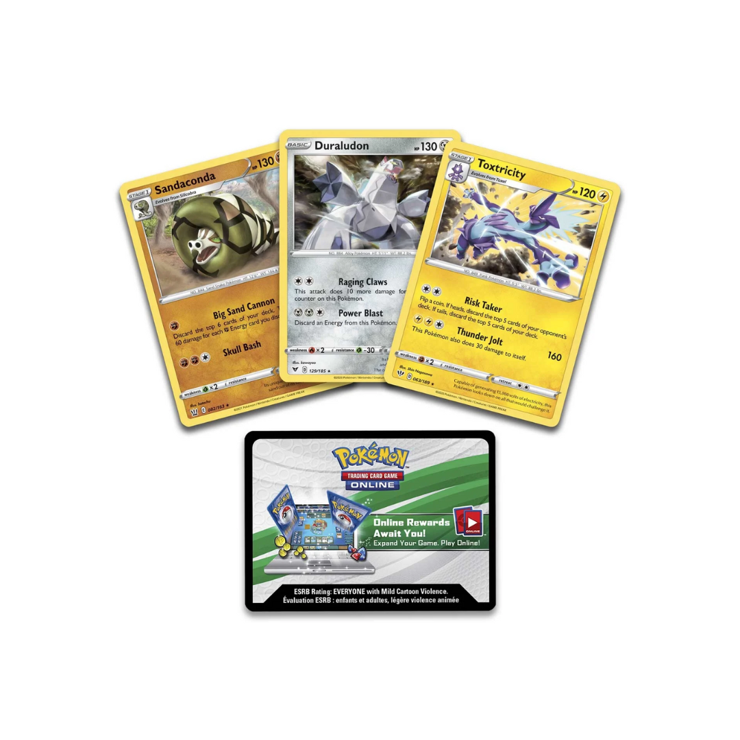 Pokémon TCG: Knock Out Collection 2022 - Toxtricity, Duraludon & Sandaconda