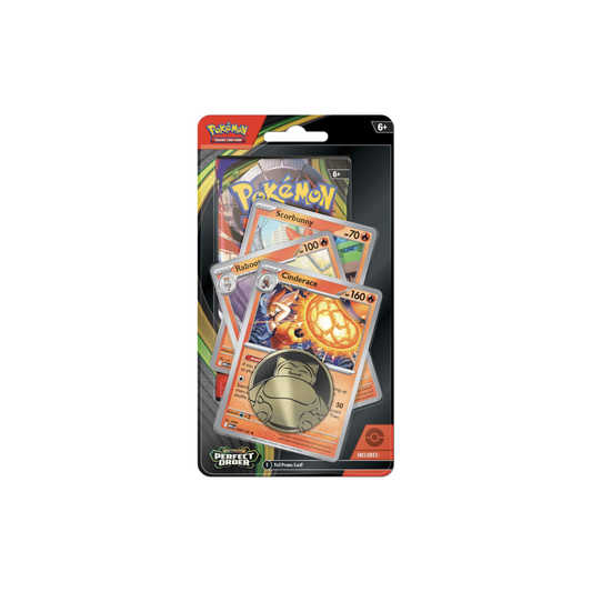 Pokémon TCG: Mega Evolution Perfect Order - Premium Checklane Blister: Cinderace